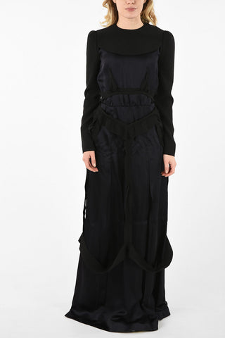 MM1 Vestito Maxi a Manica Lunga
