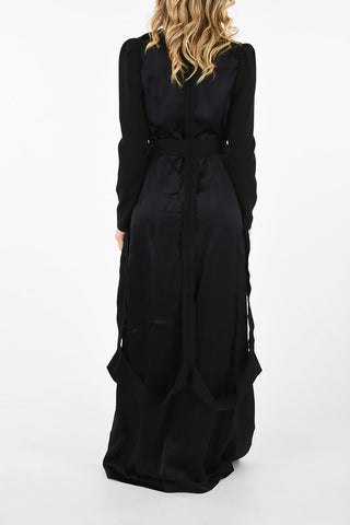 MM1 Vestito Maxi a Manica Lunga