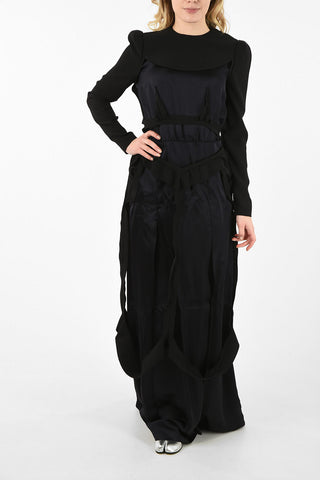 MM1 Vestito Maxi a Manica Lunga