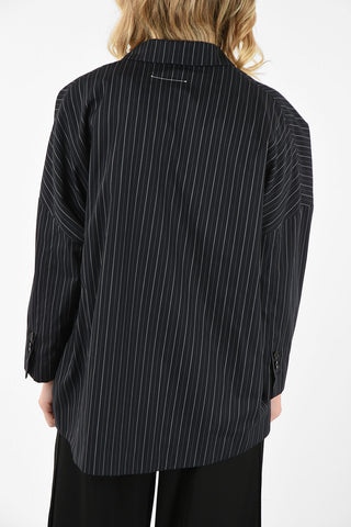 MM6 Striped Blazer