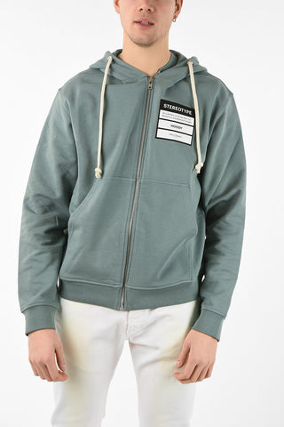 MM14 FELPA CON ZIP E CAPPUCCIO STEREOTYPE