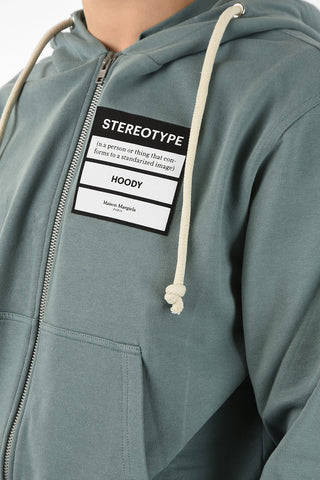 MM14 FELPA CON ZIP E CAPPUCCIO STEREOTYPE