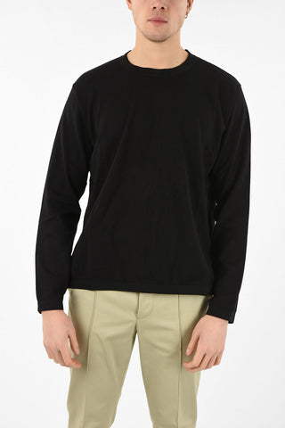 MM10 RELAXED FIT SIDE SLIT CREW NECK SWEATER