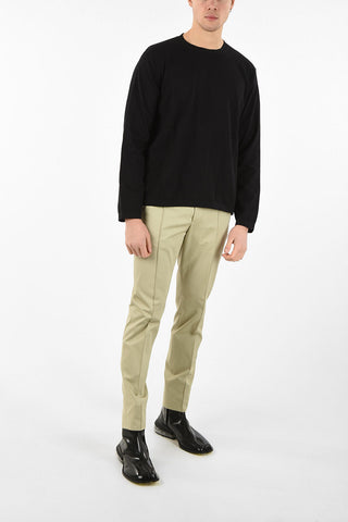 MM10 RELAXED FIT SIDE SLIT CREW NECK SWEATER