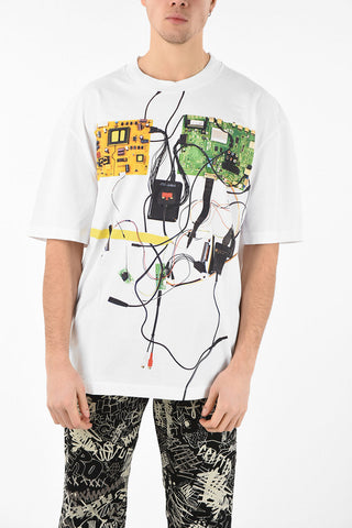 MM10 COLORFUL GRAPHIC  RELAXED FIT CREWNECK T-SHIRT