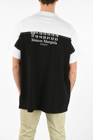 MM10 OVERSIZED BICOLOR MAKO COTTON T-SHIRT