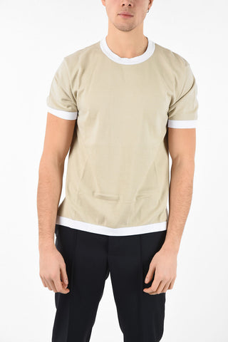 MM10 ASYMMETRICAL SIDE SPLIT KNITTED T-SHIRT