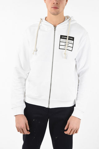 MM14 FELPA CON ZIP E CAPPUCCIO STEREOTYPE