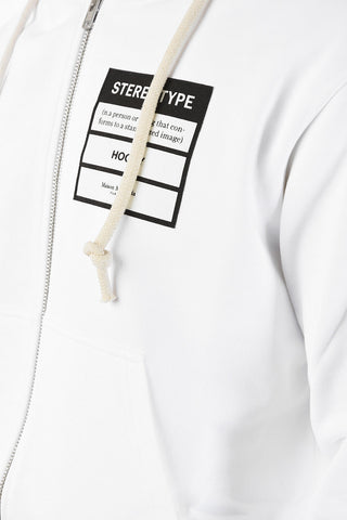 MM14 FELPA CON ZIP E CAPPUCCIO STEREOTYPE