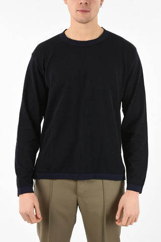 MM10 CREWNECK SIDE SPLIT ASYMMETRICAL  PULLOVER