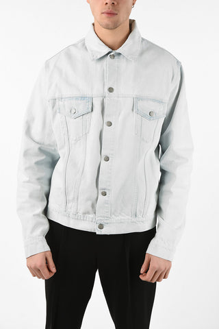 MM10 OVERSIZED BLEACHED INDIGO DENIM JACKET