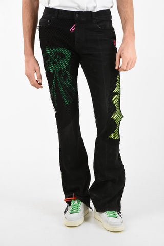 26cm Boot Cut Jeans EV SKINNY STACKED VINTAGE with Contrasting Applications