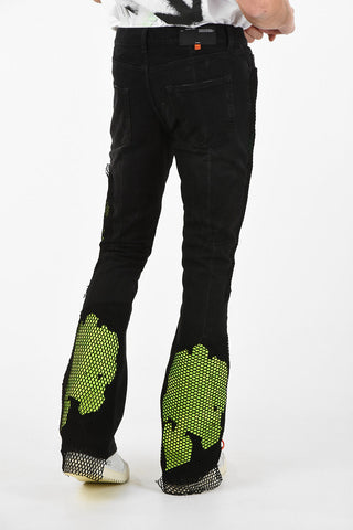 26cm Boot Cut Jeans EV SKINNY STACKED VINTAGE with Contrasting Applications