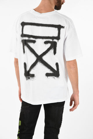 Oversized SPRAY PAINTING TEE T-shirt