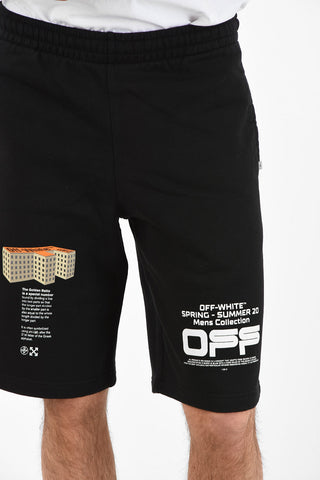 Printed WAVY LINE LOGO Sweatshorts