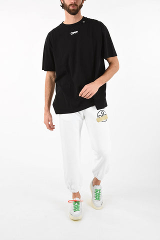 Oversized WAVY LINE LOGO Tee