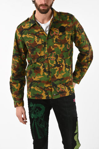Snap Button CAMOUFLAGE MILITARY Shirt
