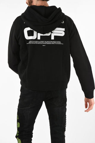 Full Zip WAVY LINE LOGO SLIM Hoodie