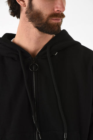 Full Zip WAVY LINE LOGO SLIM Hoodie