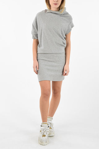 MM1 Sweat Asymmetrical Mini Dress