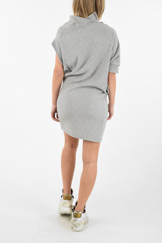 MM1 Sweat Asymmetrical Mini Dress