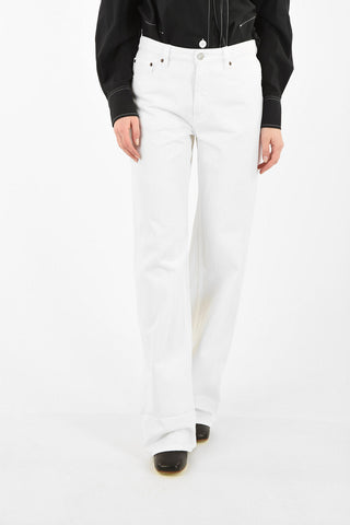 MM6 High-Rise Waist Boot Cut Jeans