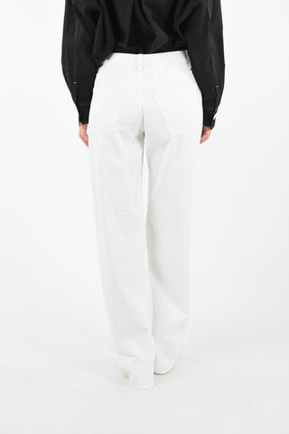 MM6 High-Rise Waist Boot Cut Jeans