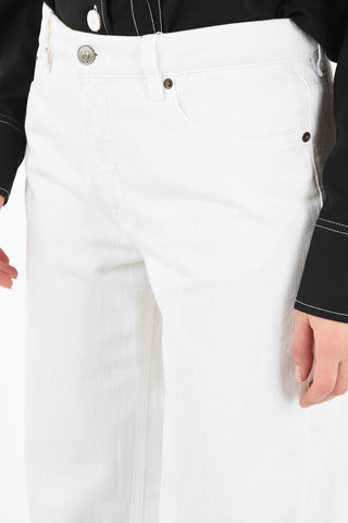 MM6 High-Rise Waist Boot Cut Jeans