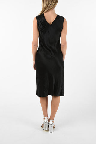 MM0 Below knee Satin Dress