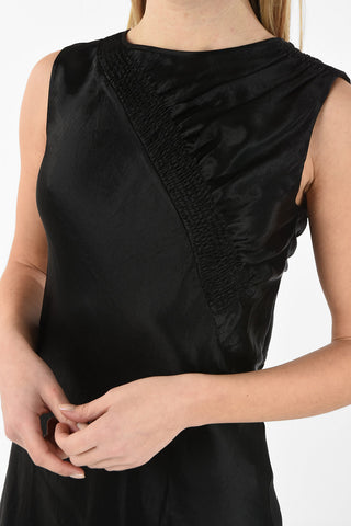 MM0 Below knee Satin Dress