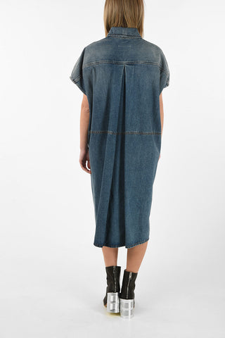 MM6 Denim Flared Dress