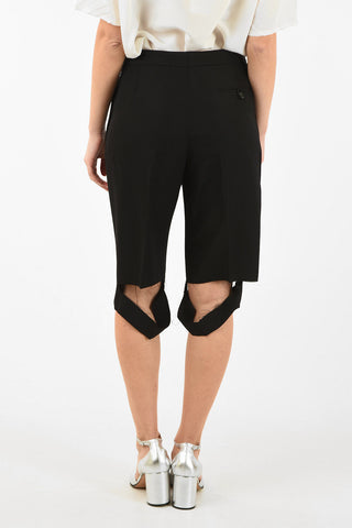 MM1 Cut Out Single Pleat Shorts