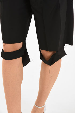 MM1 Cut Out Single Pleat Shorts