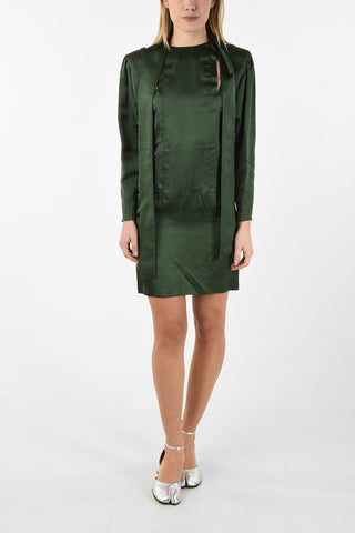 MM1 Cut Out Mini Dress with Batwing Sleeve