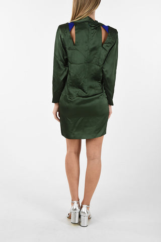 MM1 Cut Out Mini Dress with Batwing Sleeve