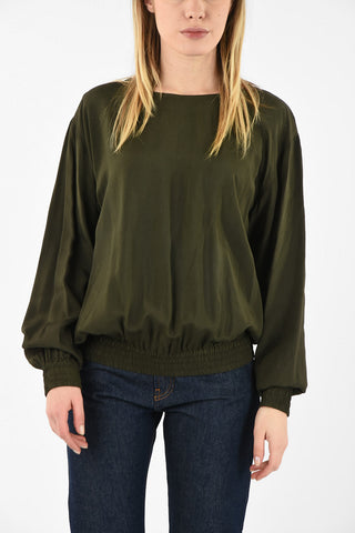 MM6 Waist Elastic Band Loose Fit Top