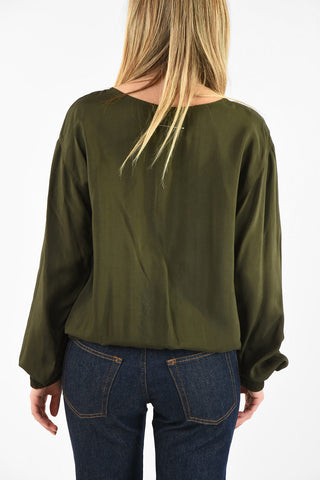 MM6 Waist Elastic Band Loose Fit Top