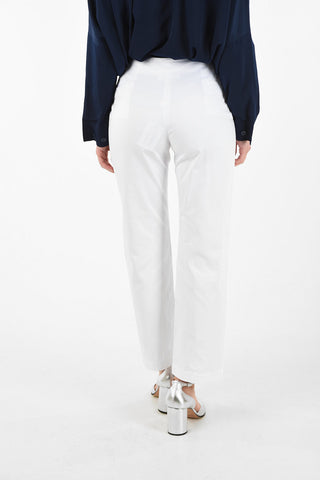 MM6 Zip Closure High-Rise Waist Pants