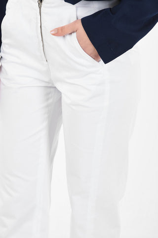 MM6 Zip Closure High-Rise Waist Pants