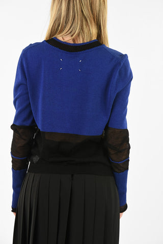 MM1 Sheer Crew-Neck Sweater