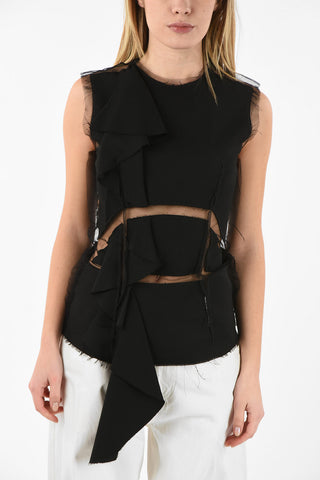 MM4 Vintage Effect Asymmetrical Top