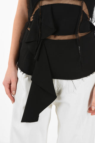 MM4 Vintage Effect Asymmetrical Top