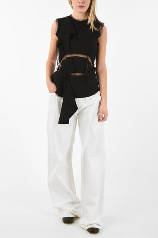 MM4 Vintage Effect Asymmetrical Top