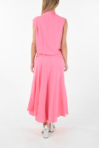 MM4 Maxi Vestito Empire con Pieghe