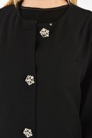 MM6 Giacca Oversize con Bottoni Gioiello