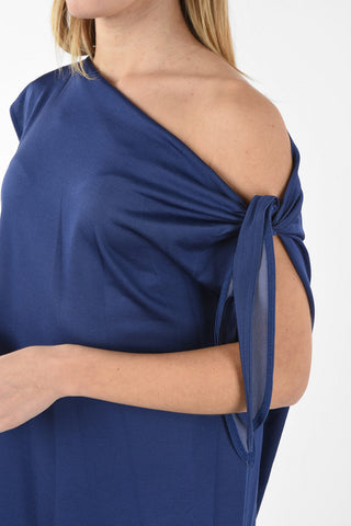 MM6 One Shoulder below knee Tunic Dress