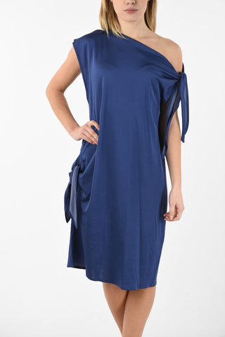 MM6 One Shoulder below knee Tunic Dress