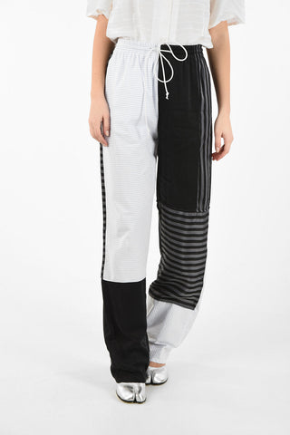 MM6 Drawstring Waist High-Rise Waist Pants