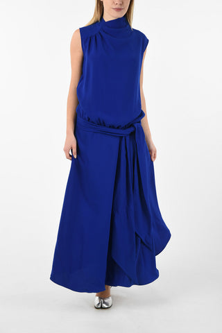 MM4 Maxi Vestito Empire con Pieghe