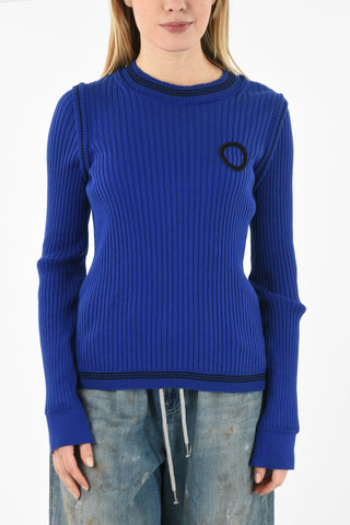 MM1 Ribbed Crew-Neck Sweater